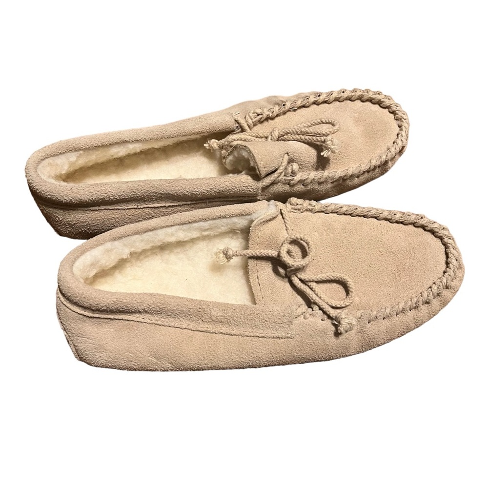 Cream Leather‎ Upper & Sole Moccasins - Picture 5 of 5